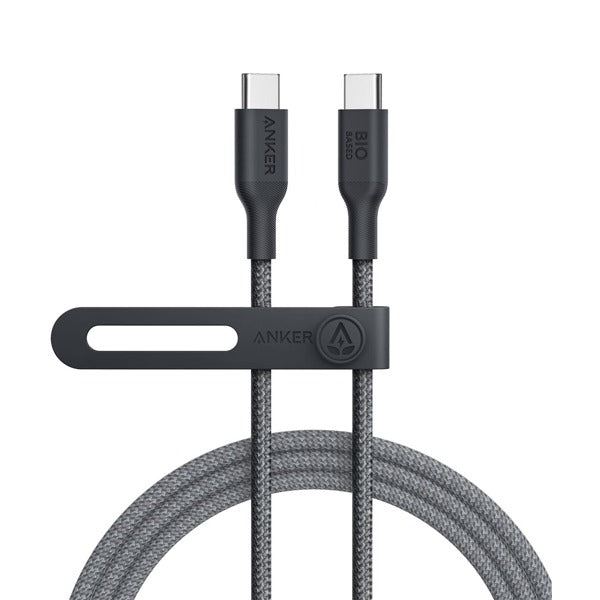 Anker 544 USB-C To USB-C Cable 140W Bio-nylon 1.8m | Black Anker 544 USB-C To USB-C Cable 140W Bio-nylon 1.8m | Black
